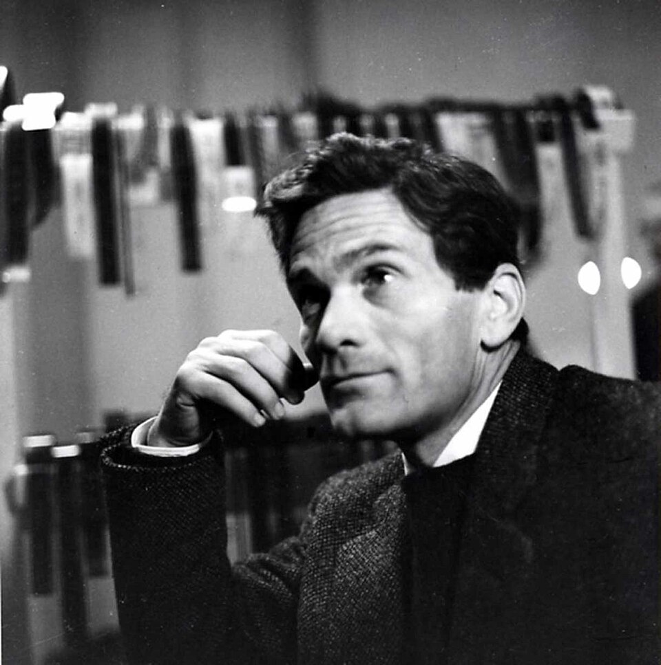 Portrait of Pier Paolo Pasolini