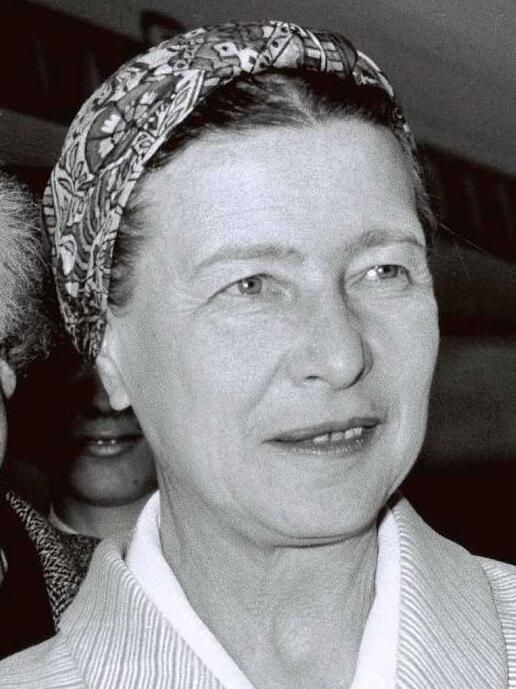Portrait of Simone de Beauvoir